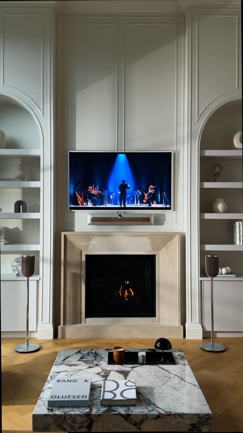 Instagram post by @brandinowang for Bang & Olufsen. Caption reads: [...] surround sound bundles in selected....