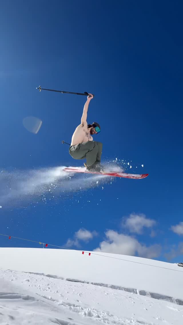 Instagram post by @alexhackel for EVERY MAN JACK. Caption reads: [...] ski good... With a quick mid line....