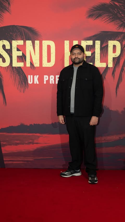 Instagram post by @mayplaystv for 20th Century Studios. Caption reads: SEND HELP is out in uk cinemas from today and it....