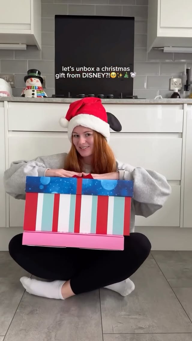 Instagram post by @louiseemmma for Disney Publishing Worldwide. Caption reads: Christmas has definitely come early this....