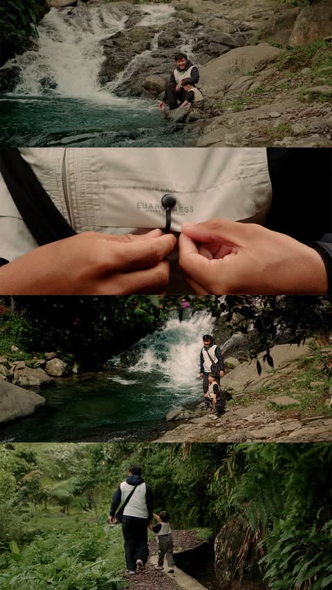 Instagram post by @adi_hard18 for Tokopedia. Caption reads: Selama ini setiap bikin konten bareng kai anakku,....