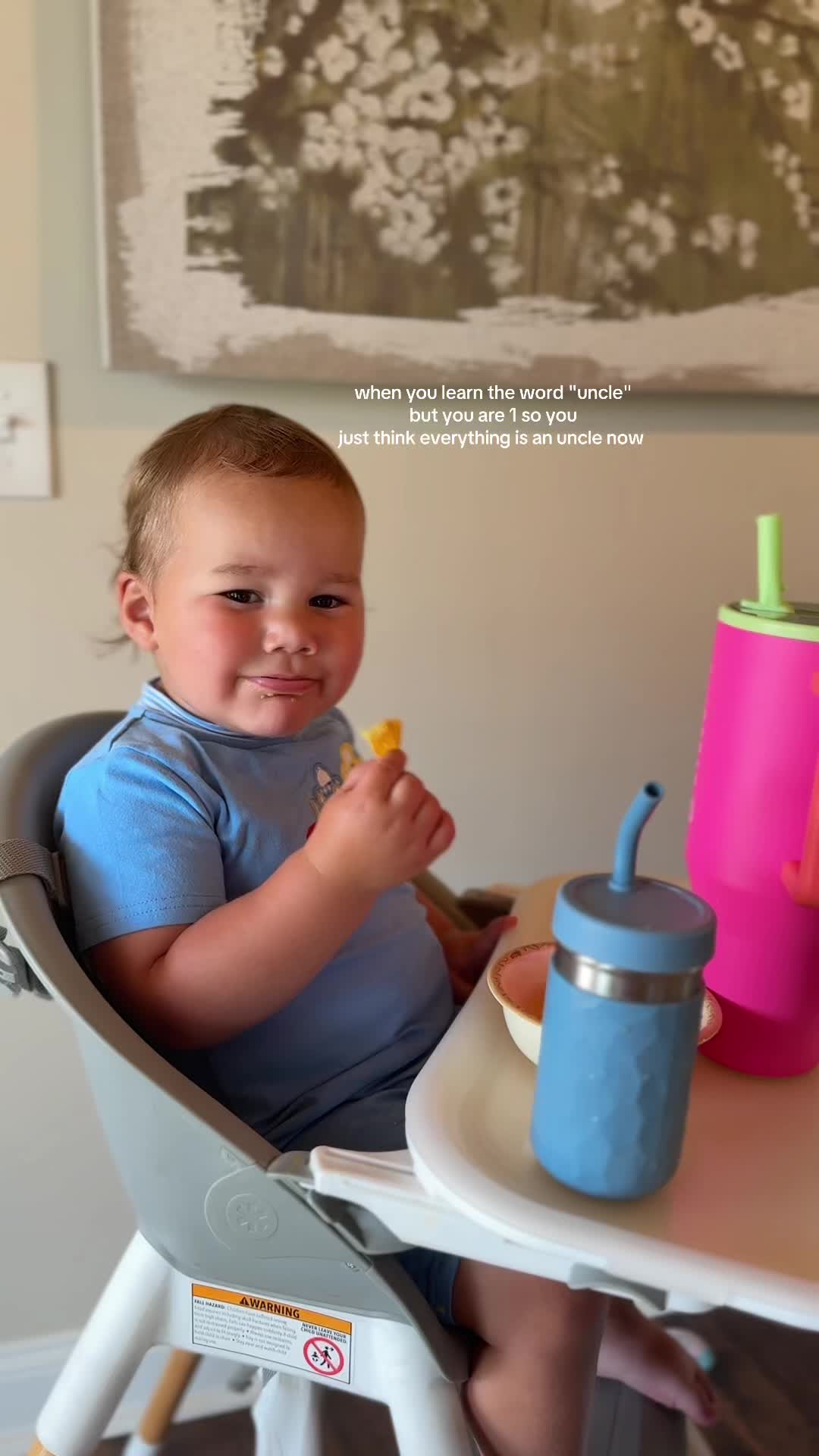TikTok post by @marleebrandon for Quest Nutrition. Caption reads: we just learned the word uncle this week and so....