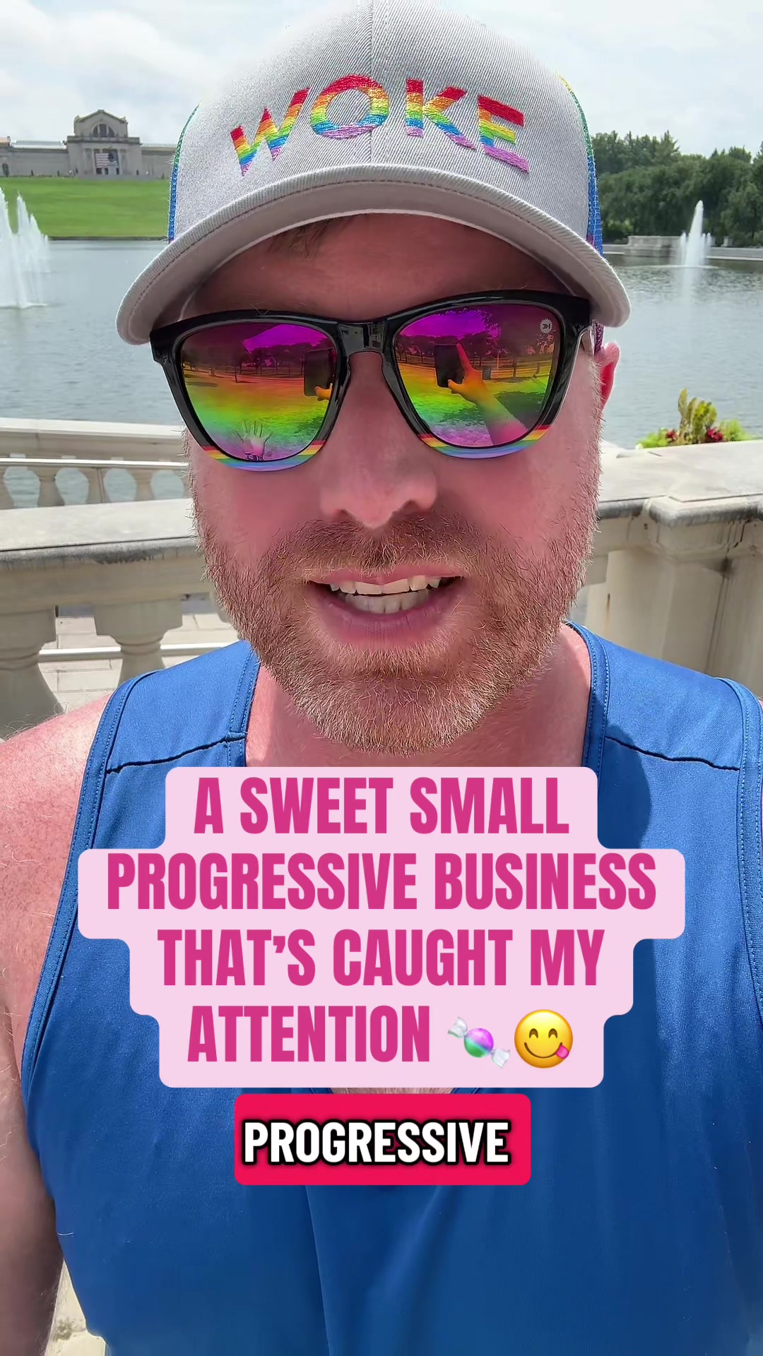 TikTok post by @thewokeginger for Dave's Sweet Tooth. Caption reads: [...] to satisfy their sweet tooth? 😋....
