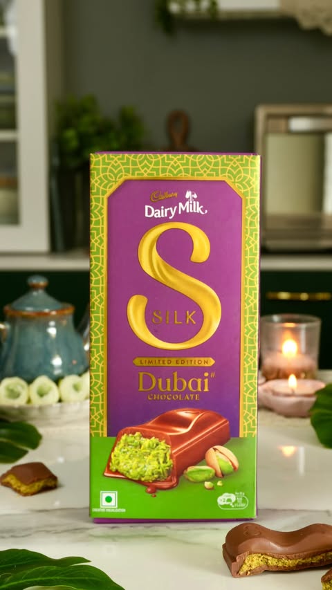 Instagram post by @boldbakingnation for Cadbury Dairy Milk Silk. Caption reads: [...] me with the limited-edition....