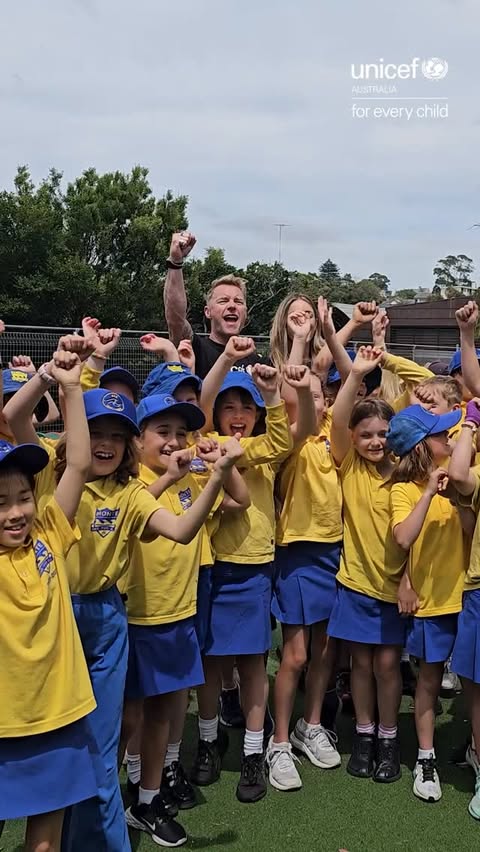 Instagram post by @rokeating for UNICEF. Caption reads: We celebrated World Children's Day with @rokeating....