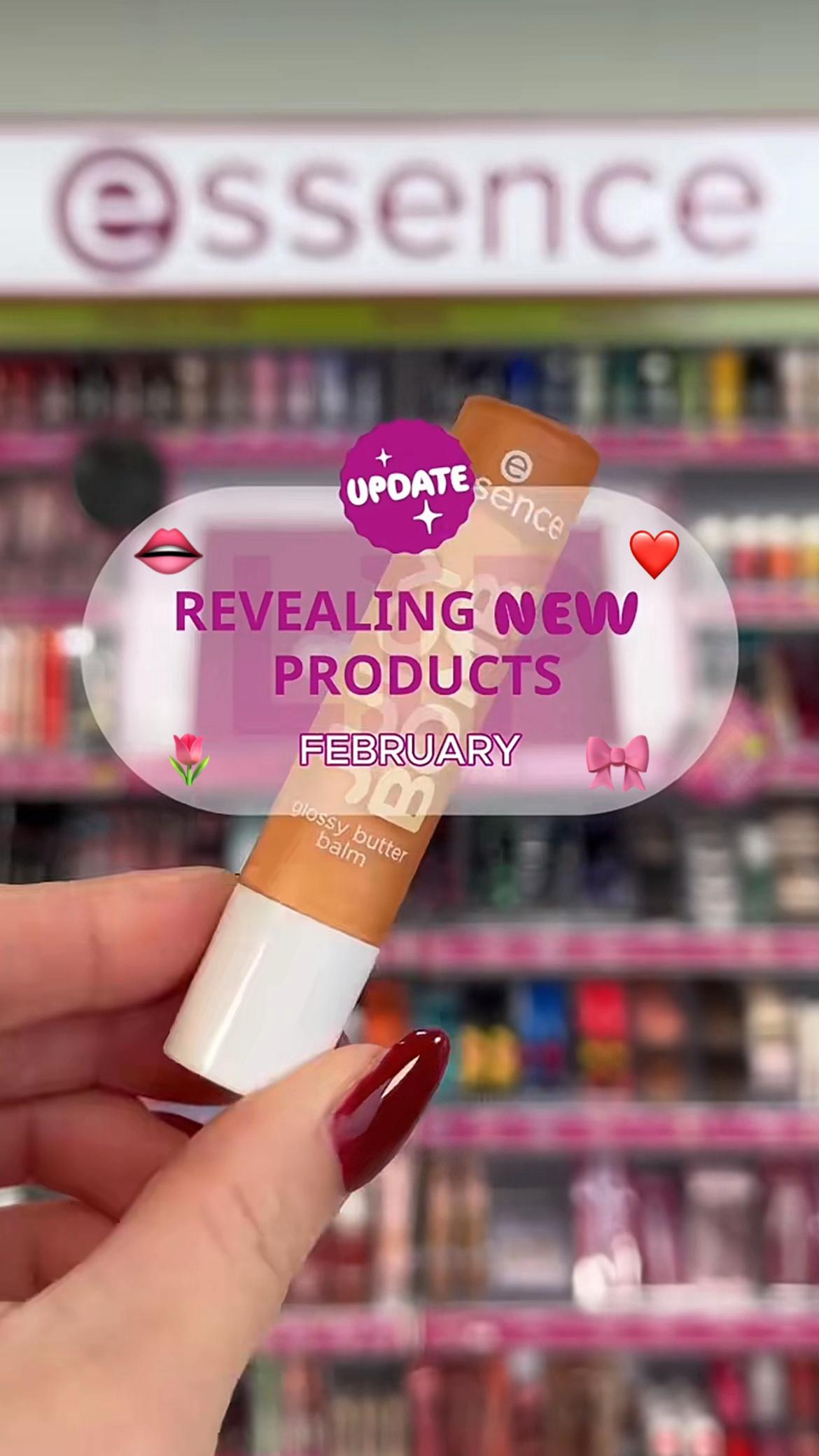 TikTok post by @essencefanpage4 for Essence Cosmetics. Caption reads: [...] #whatsyourjuicy #2026 #newproducts @essence....