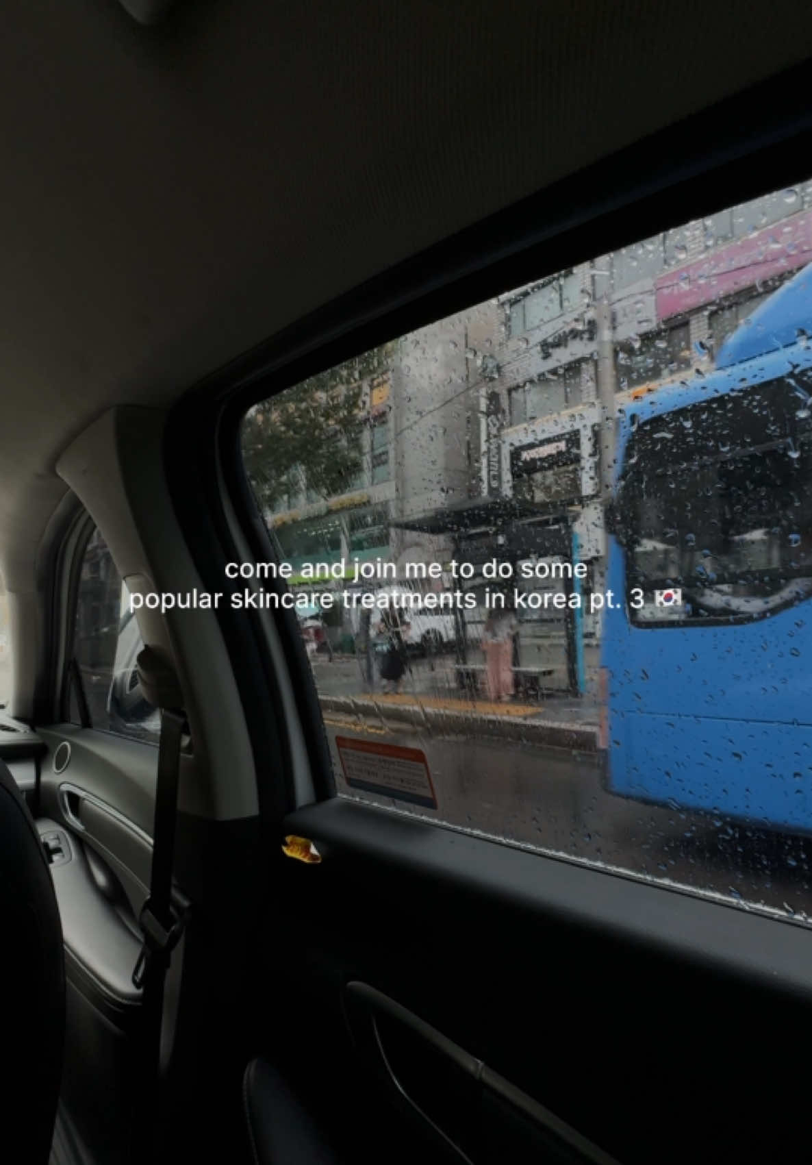 TikTok post by @ishamariano for Xenia Clinic. Caption reads: girls once they land in korea 🧖🏻‍♀️ @xeniaclinic....