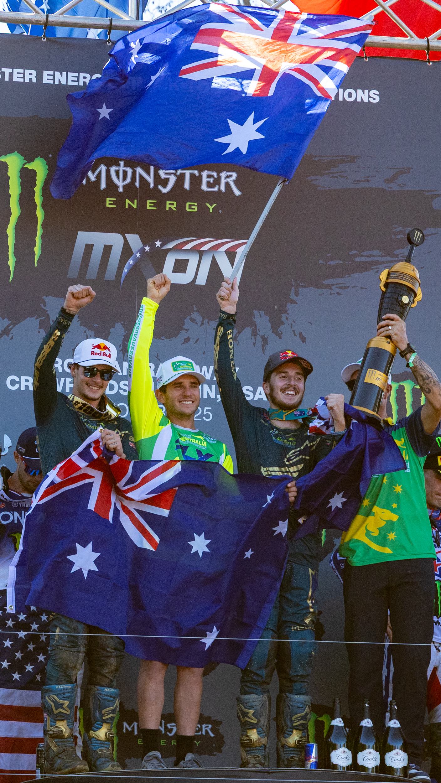 Instagram post by @jettson18 for Alpinestars. Caption reads: We did it!! BACK TO BACK 🏆

What a team, Aus this....