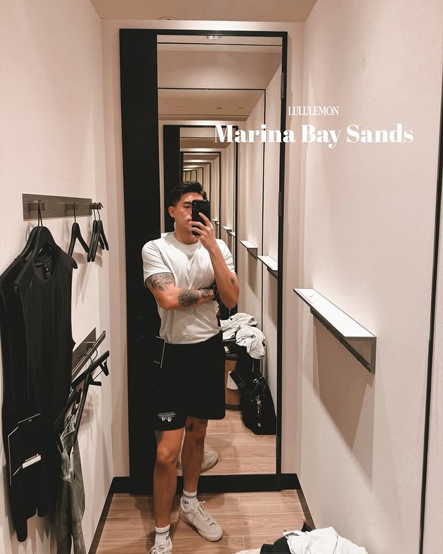 Instagram post by @timeelapses for lululemon. Caption reads: Once again, thanks @lululemon for the Personalized....