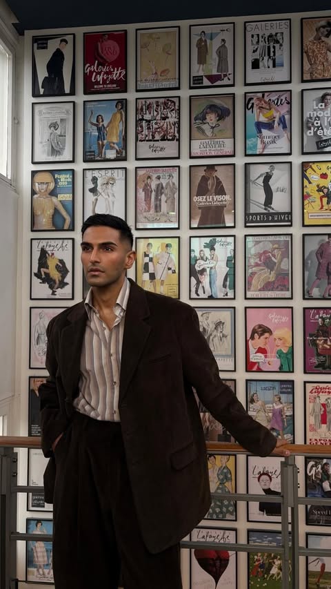 Instagram post by @rahi_chadda for Galeries Lafayette. Caption reads: [...] The Saudi 100 Brands pop-up at Galeries....