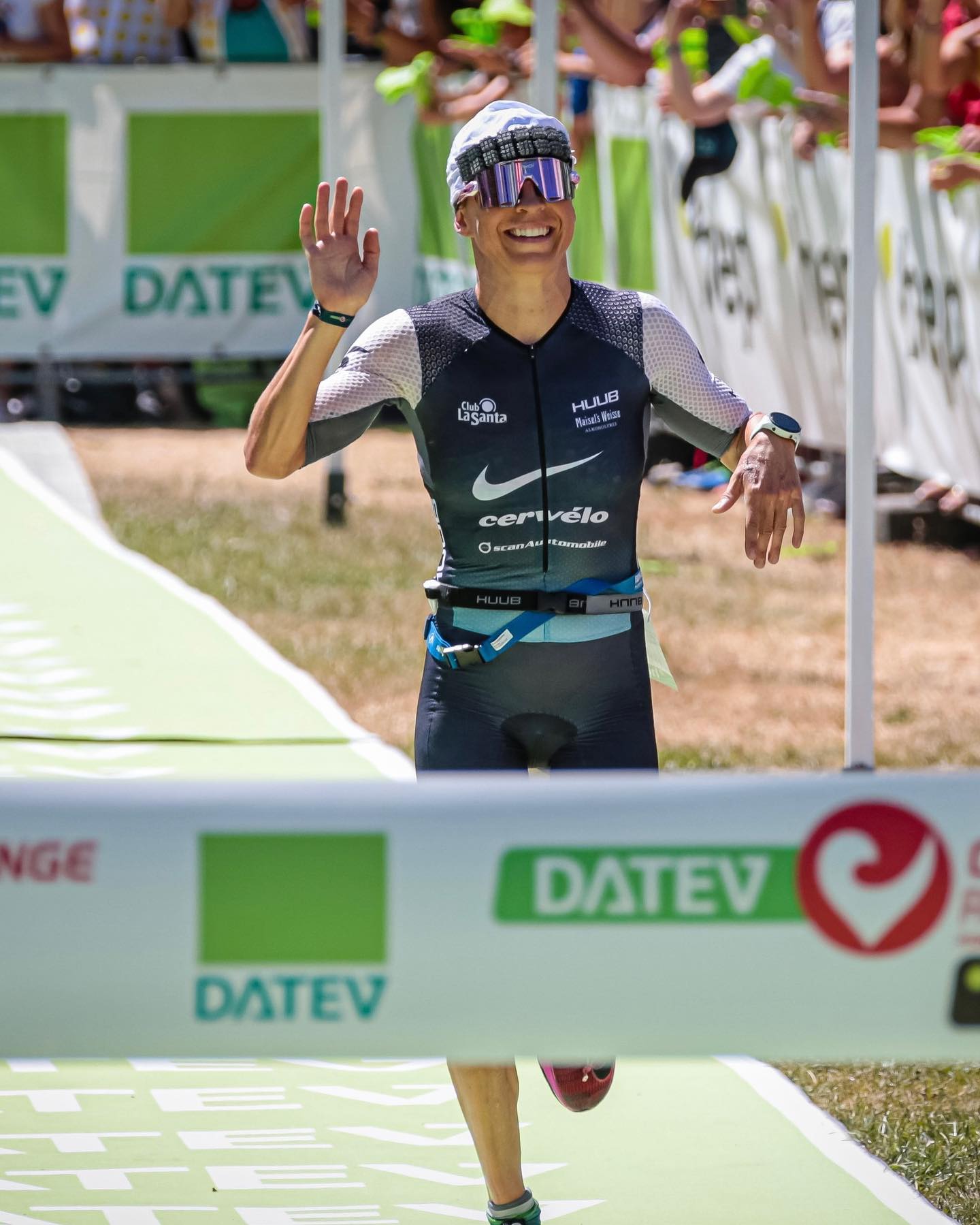 Instagram post by @tri.anne.haug for Garmin. Caption reads: Danke, @tri.anne.haug – für die Inspiration, für....