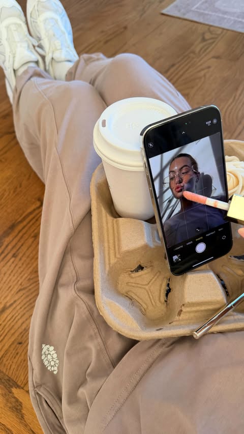 Instagram post by @sydneysilverman for FP Movement. Caption reads: Quick outfit changes with @fpmovement....