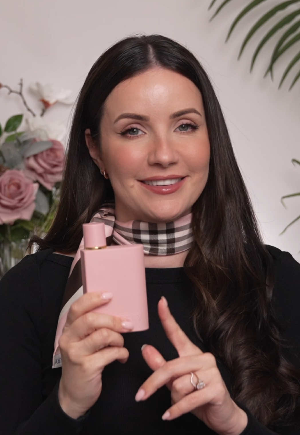 TikTok post by @itsonlyhayleyx for Selfridges. Caption reads: ad Is this the most daring Burberry Her fragrance....