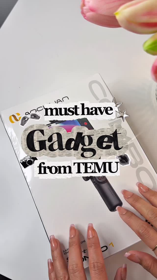 Instagram post by @simplyrei_ for Temu. Caption reads: MUST HAVE GADGETS FROM 📸 @temu_au 

🔗Click LINK ....
