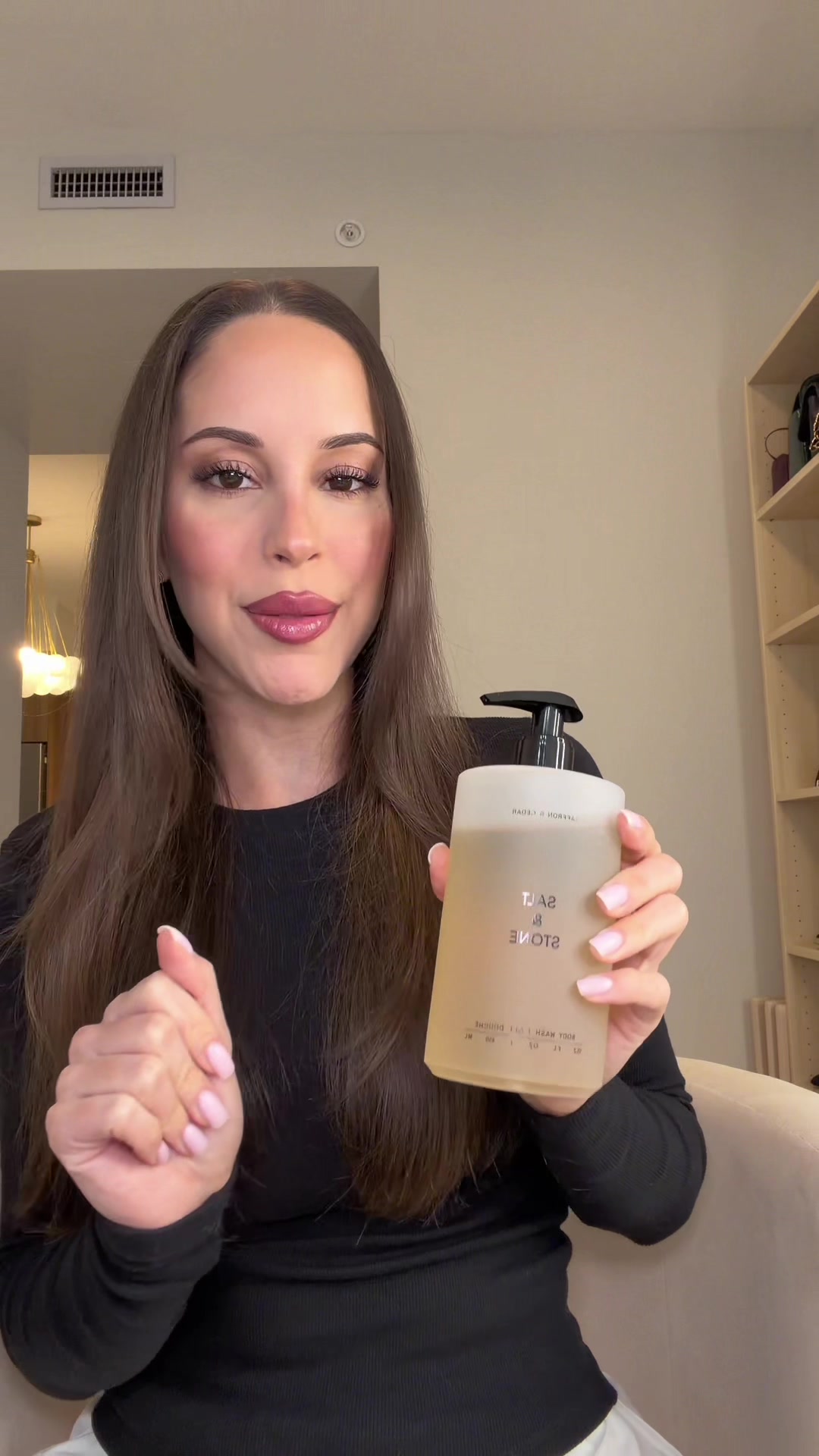 TikTok post by @boujofficial for SALT & STONE. Caption reads: The perfect little every day luxury holiday gift....