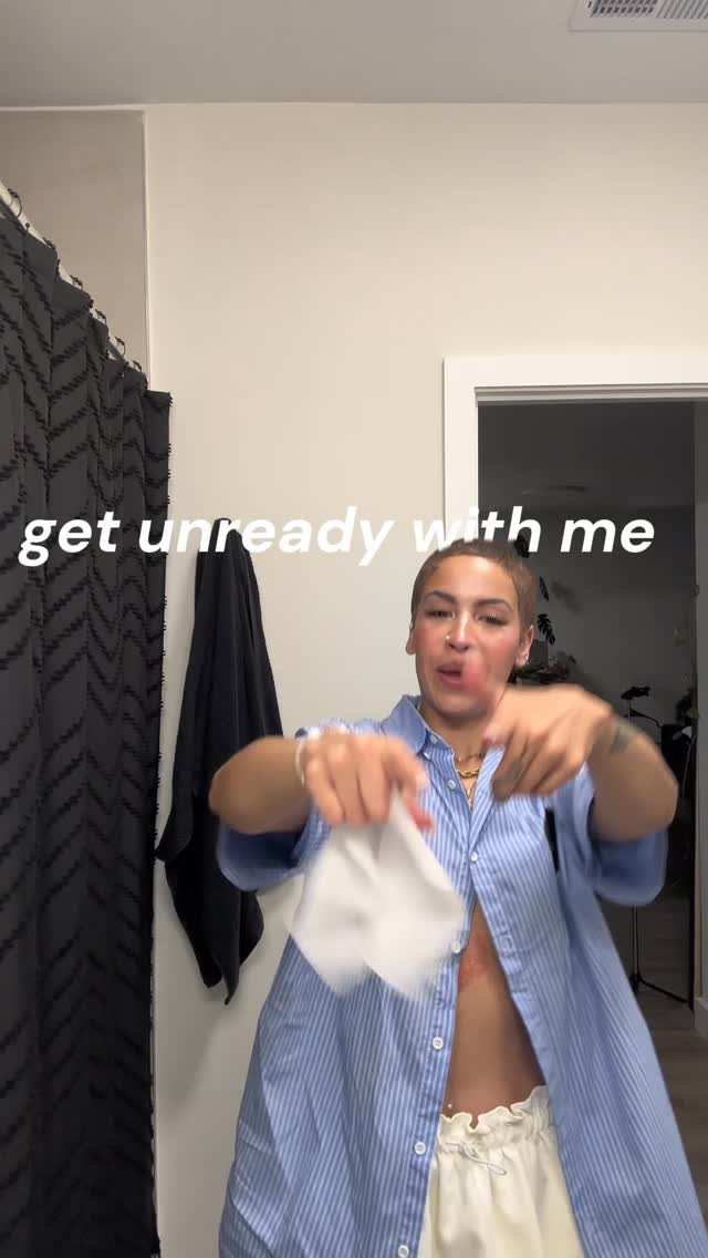 Instagram post by @nuhrayduh for PINCHme. Caption reads: get unready with me 💄✨ aka watch me transform....