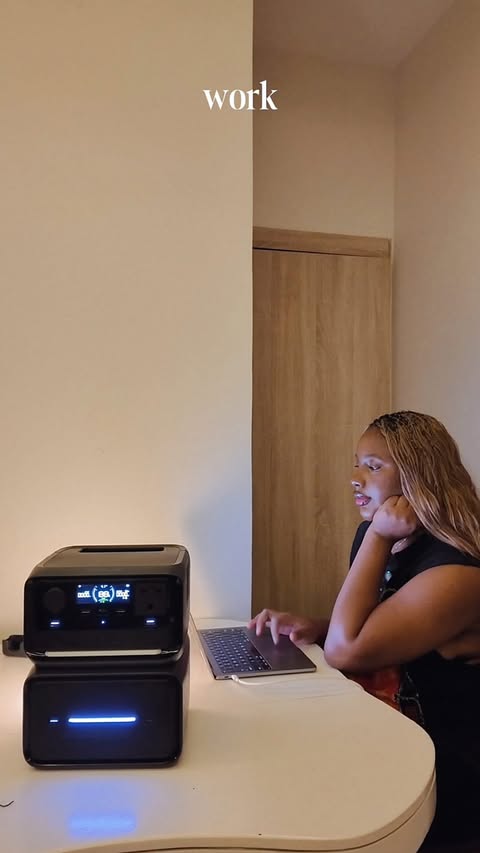 Instagram post by @marycolette_ for EcoFlow. Caption reads: [...] can’t imagine not having it now.....