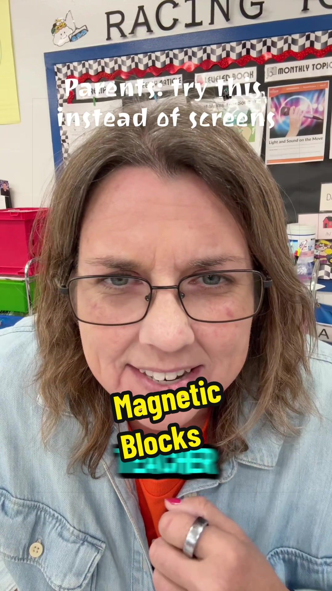TikTok post by @soaringwithtanya for Magnetopia. Caption reads: [...] #classroomfavorites #tiktokshopfinds....