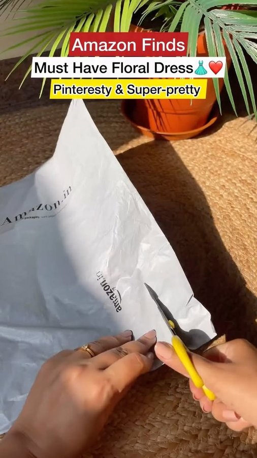 Instagram post by @pihuvirmani for Faballey. Caption reads: Must Have Summer Floral Dress🫶🏻 Comment for....