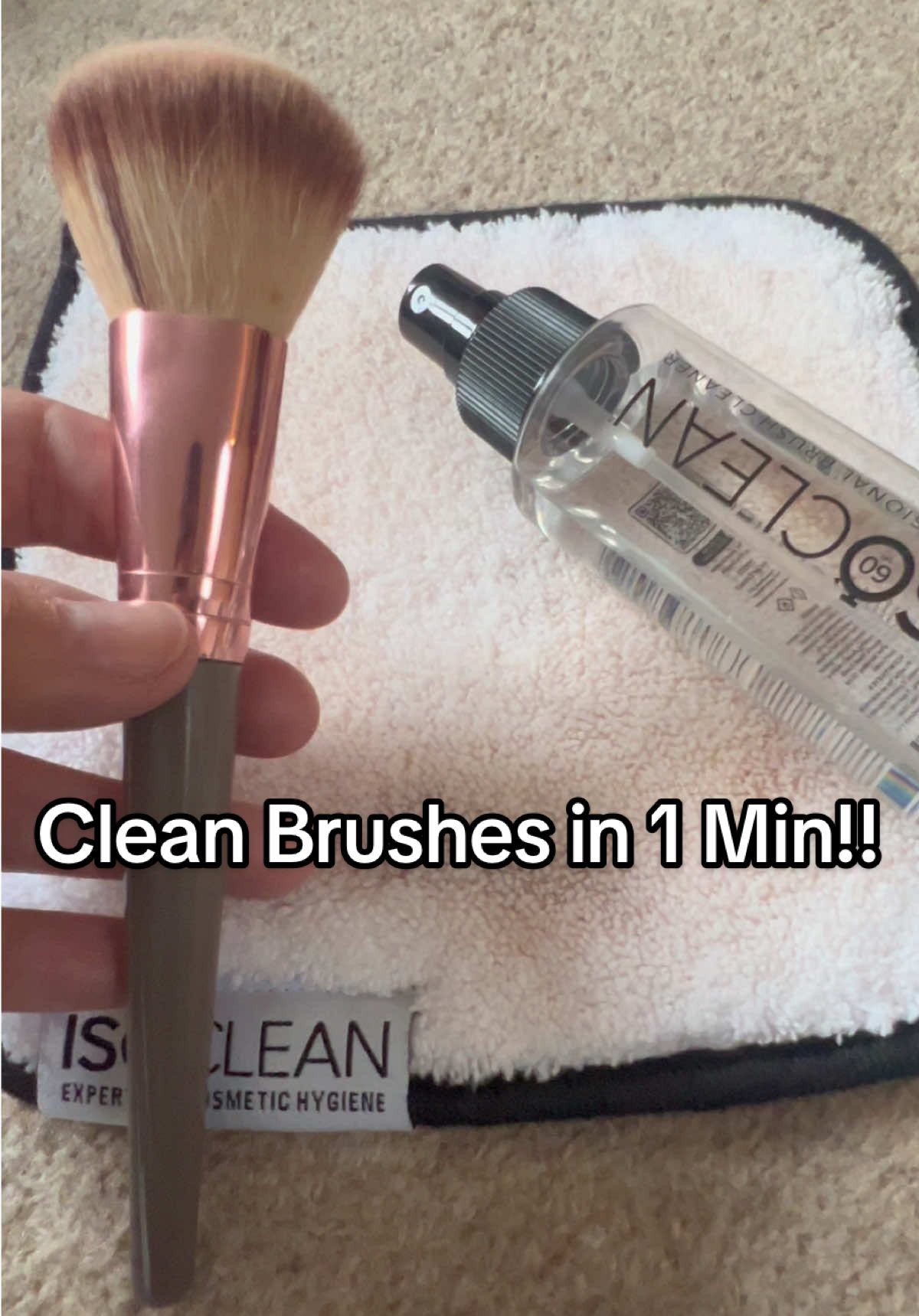 TikTok post by @rach_lang98 for ISOCLEAN. Caption reads: @ISOCLEAN DO IT BEST 🤍 [...].