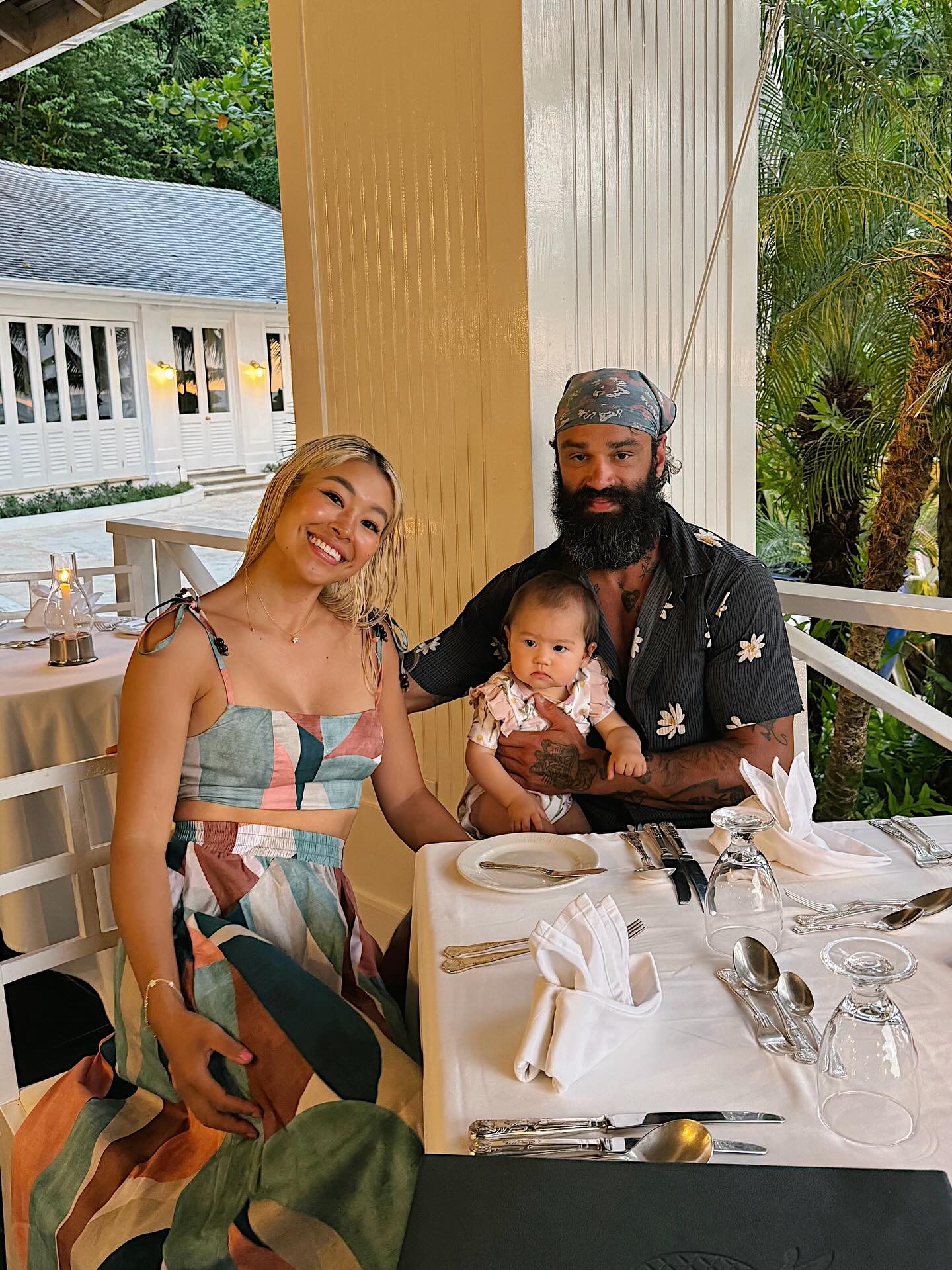 Instagram post by @rrayyme for American Airlines. Caption reads: More from our first family trip to Jamaica! 🇯🇲....