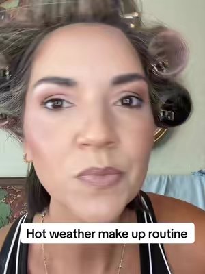 TikTok post by @jilldav21 for Doll 10 Beauty. Caption reads: [...] Makeup @ONE SIZE BEAUTY @Doll 10 Beauty....