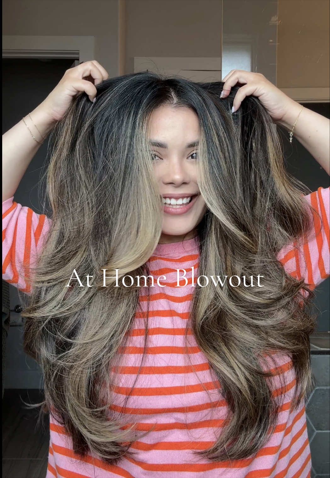 TikTok post by @maddyferraro for PrettyGarden. Caption reads: [...] #hairtools @BondiBoost @PrettyGarden.