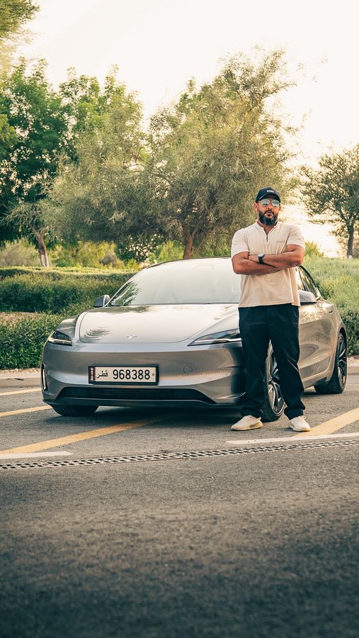 Instagram post by @jabralmalki for Tesla. Caption reads: ⚡️ The New Tesla Model 3 Performance ⚡️
More....