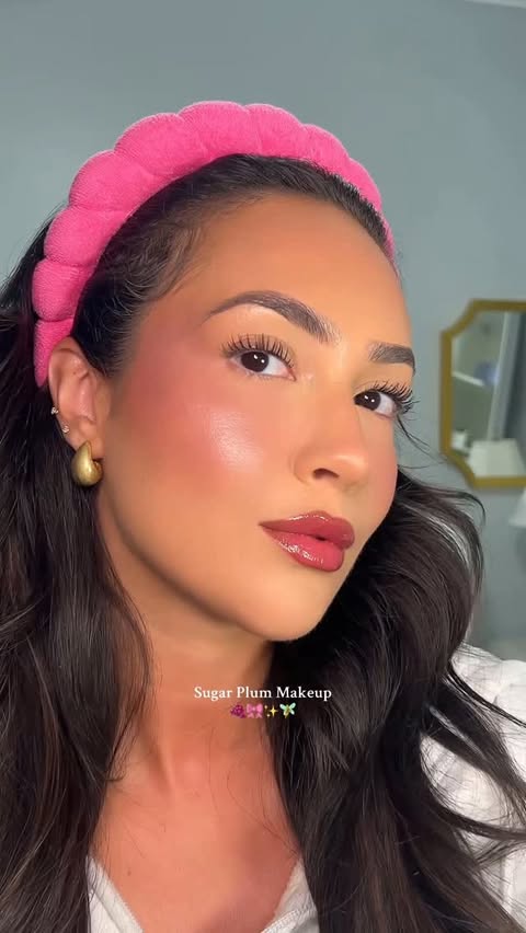 Instagram post by @cindyruzibeauty for LAWLESS Beauty. Caption reads: I can’t get enough of these shades lately🍷✨....