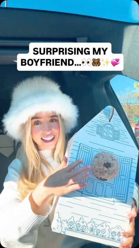 Instagram post by @jennadavis for Build-A-Bear. Caption reads: The sweetest surprise 🥹 forever a @buildabear....