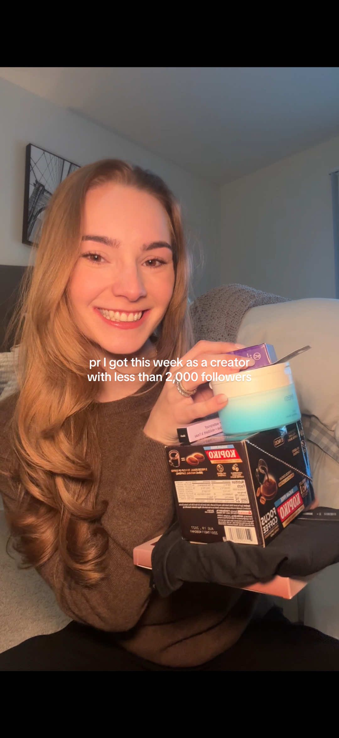 TikTok post by @nicolebuckleyyy for Burst Oral Care. Caption reads: [...] US@@BURST Oral Care@@Brownvenus [...].