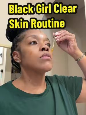 TikTok post by @londondagreat1 for Glo Melanin. Caption reads: [...] feeling so refreshed and clear. @✨ Glo....