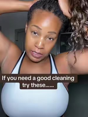 TikTok post by @moniquetanya00 for Inno Supps. Caption reads: If you need a good cleaning try these……@Inno Supps....