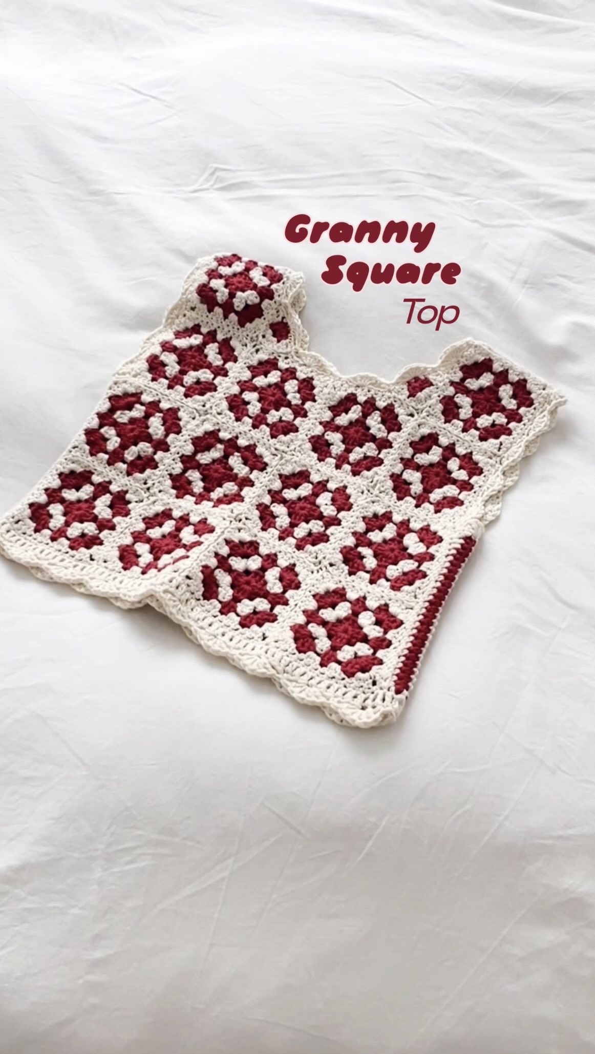 Instagram post by @katandleni for We Are Knitters. Caption reads: I very very rarely crochet- theeea too much....