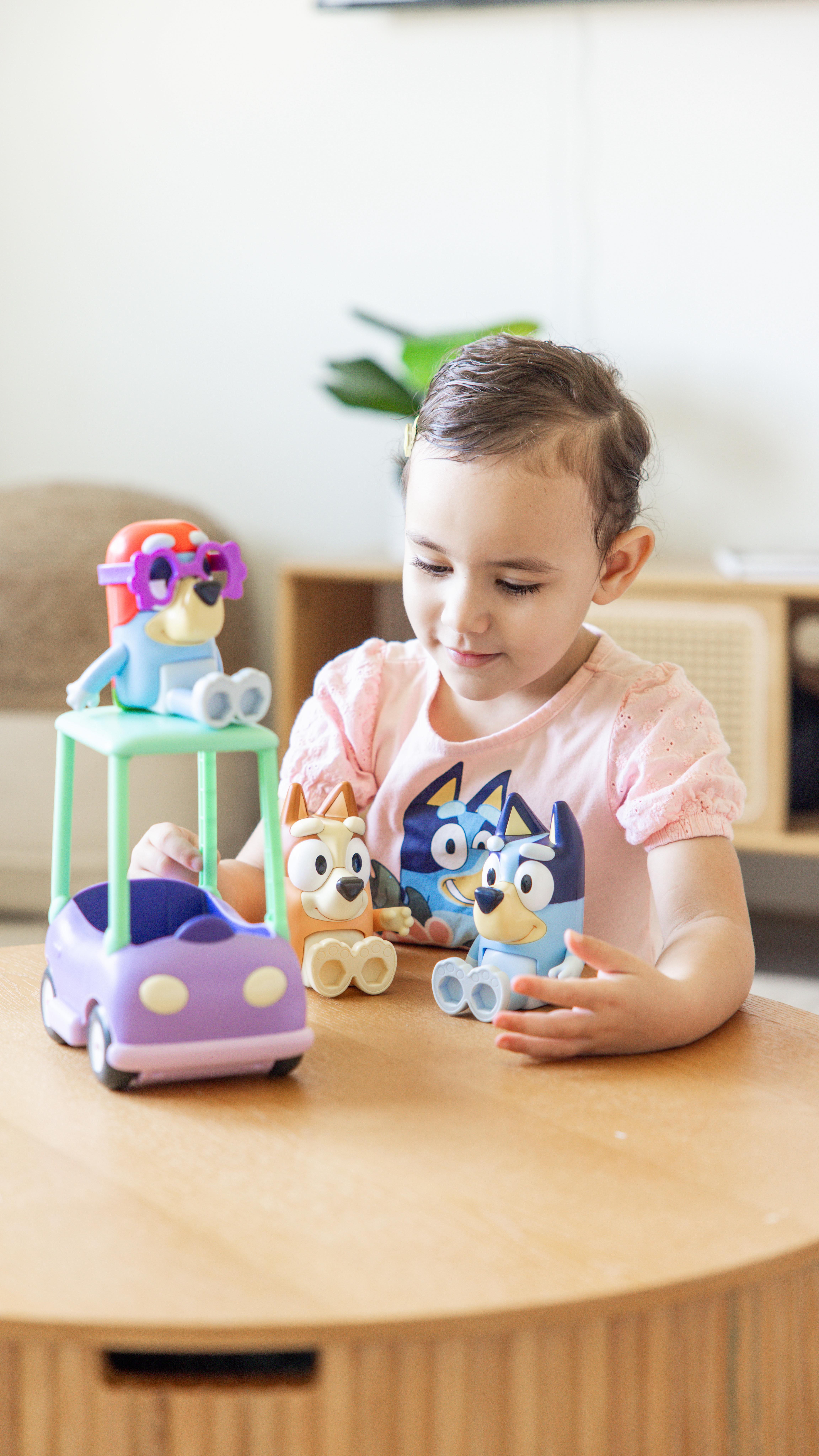 Instagram post by @esragurayman for Bluey. Caption reads: Arya’s been all about Bluey and Bingo lately 😄....