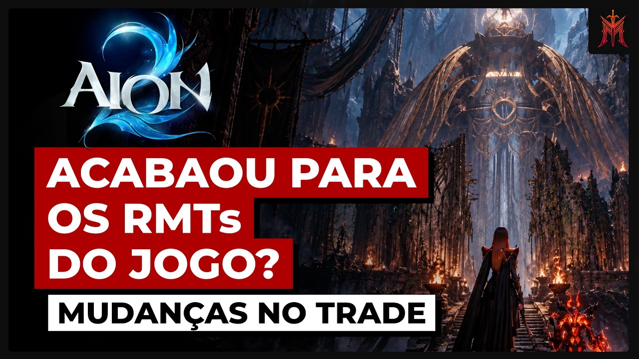 YouTube post by @manoimp for LagoFast. Caption reads: DID AION 2 KILL RMT? NCsoft MADE A RADICAL....