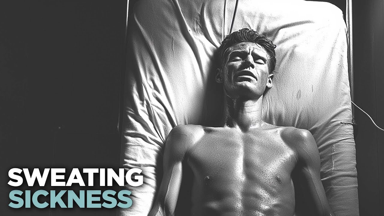 YouTube post by @joescott for HISTORY. Caption reads: The Disease That Made Thousands Sweat To Death -....