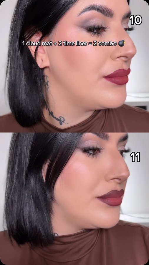 Instagram post by @martinapiccu for Overskin. Caption reads: Ho trovato due combo pazzesche con @overskin 👄....