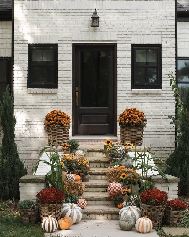 Instagram post by @forthehome for MacKenzie-Childs. Caption reads: [...] final porch 🥹 when I saw the new....