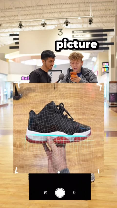 Instagram post by @johnyonthestreet for POIZON. Caption reads: Click the Poizon link to legit check your shoes....