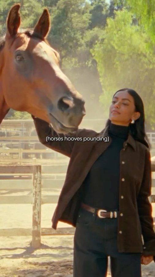 Instagram post by @stellasimona for AG Jeans. Caption reads: A day in the life with @agjeans @voguemagazine....