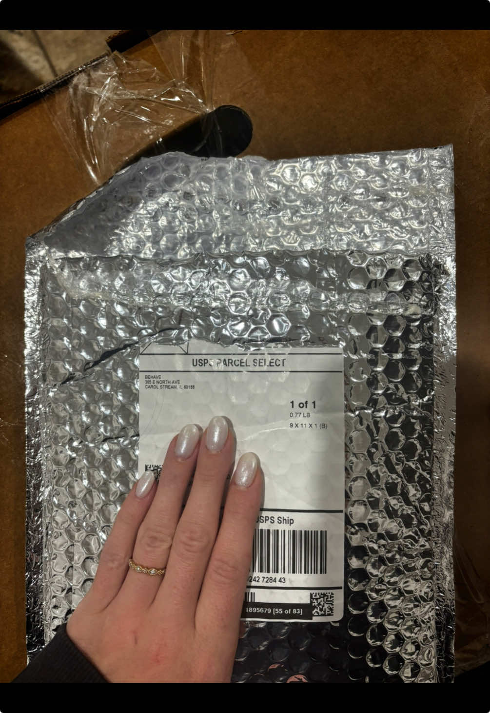 TikTok post by @francescacaccc for BEHAVE. Caption reads: @BEHAVE Candy review!!🍬@Alexa #behavecandy #fyp....