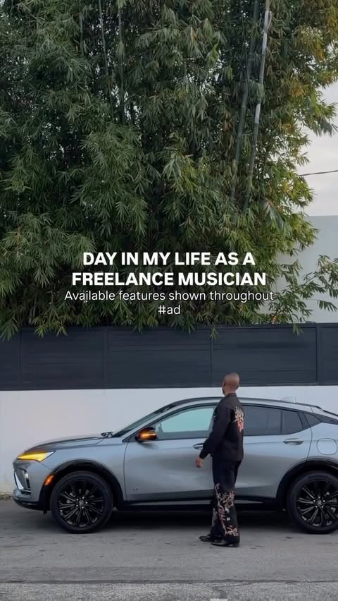 Instagram post by @jeremyxgreen for Buick. Caption reads: [...] my city. This time, I’ve teamed up with....