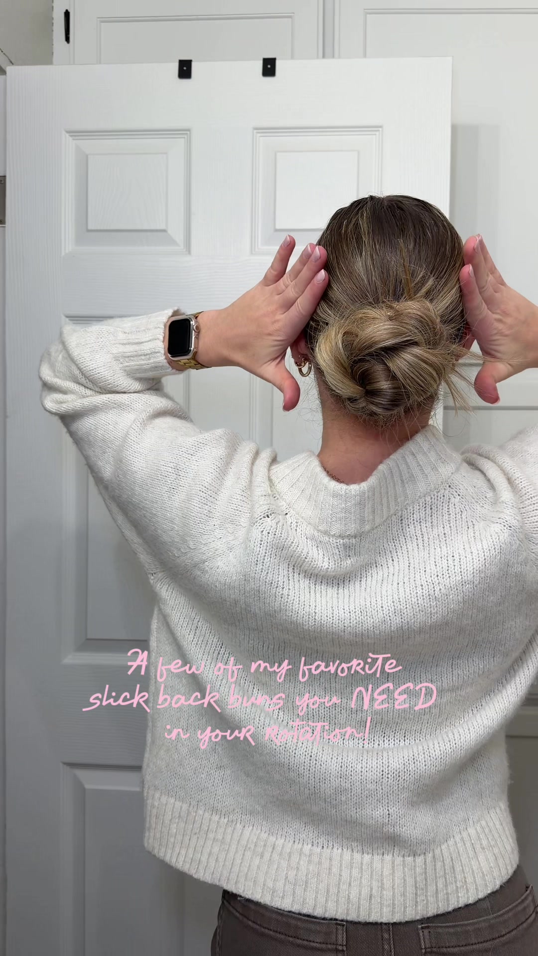 TikTok post by @kennedy.dillow for Dae Hair. Caption reads: [...] #hairtutorial #buntutorial @Dae Hair.