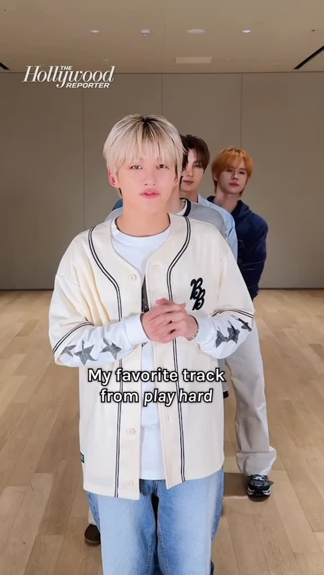 Instagram post by @tws_pledis for Hollywood Reporter. Caption reads: The boys of #TWS reveal their ‘Play Hard’....