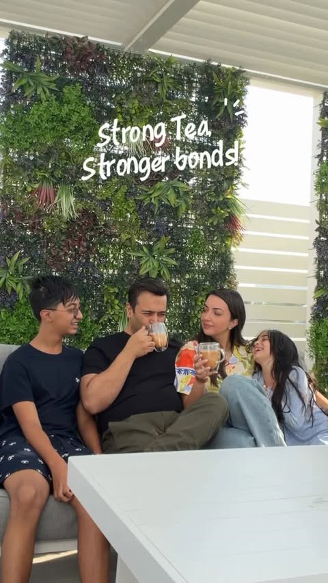 Instagram post by @faizaali for Noon. Caption reads: Mornings feel a little softer when they start with....