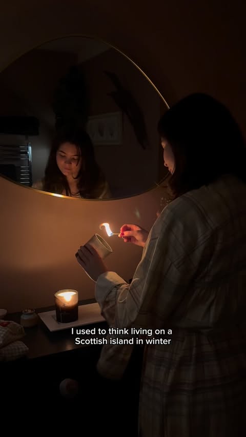 Instagram post by @niamhmackinnon for air up. Caption reads: ad How I’m leaning into the long winter nights and....