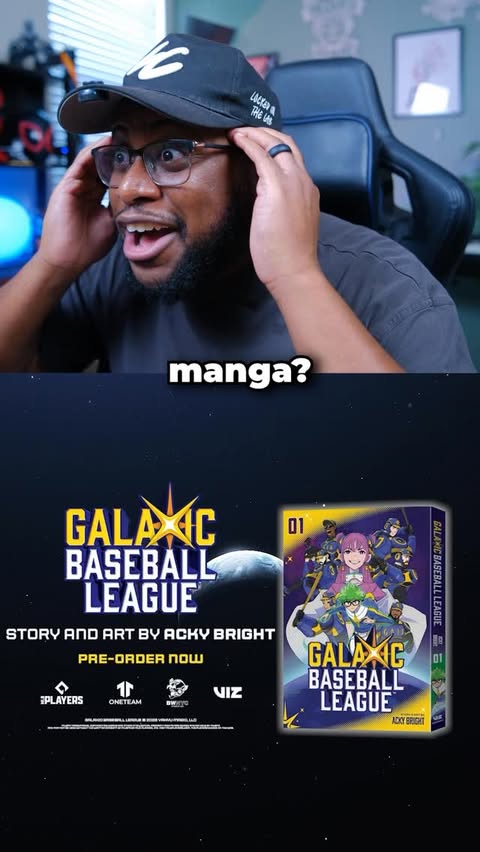 Instagram post by @yaseenthatguy for VIZ. Caption reads: [...] Pre-Order GalaXic Baseball League from....