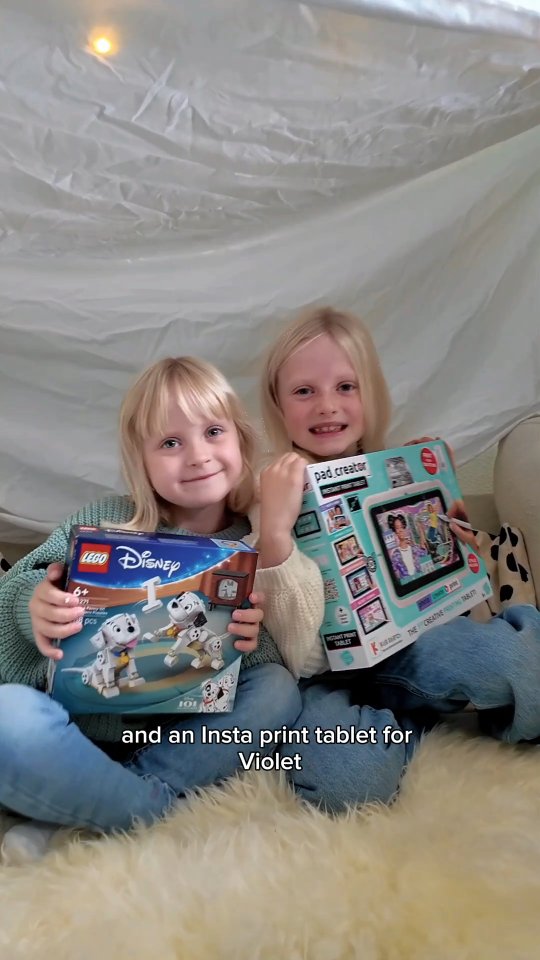 Instagram post by @lyndsay.and.the.girls for Argos. Caption reads: ad | It’s coming into the colder months, which....