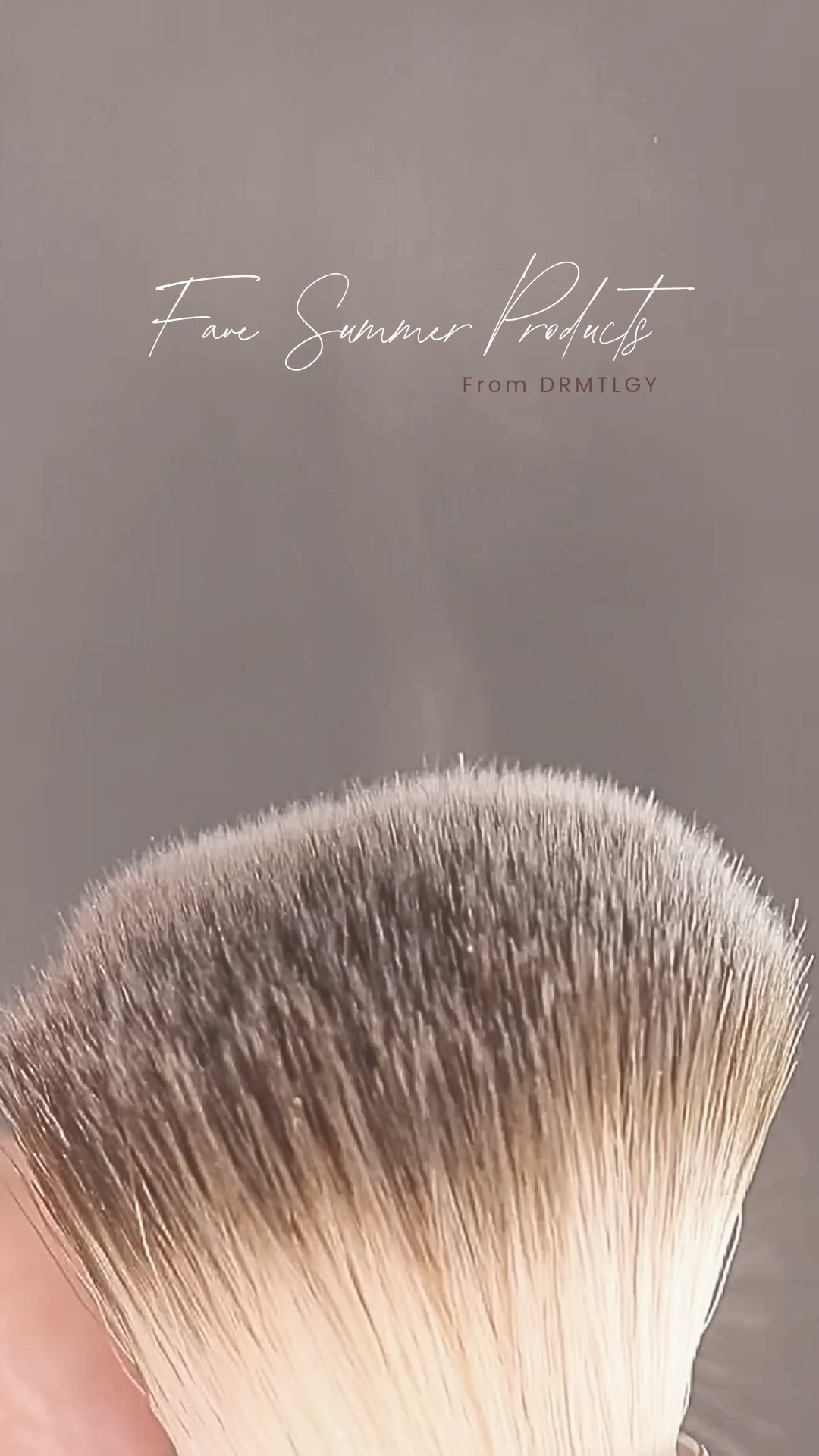 Instagram post by @missysvibe for DRMTLGY. Caption reads: Here are some of my fave DRMTLGY products for the....